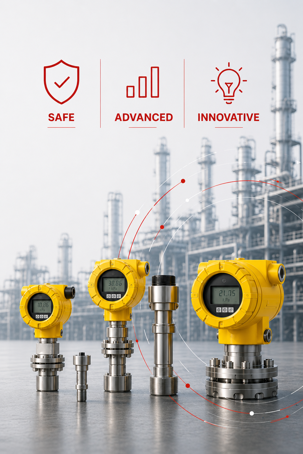Industrial process instrumentation equipment